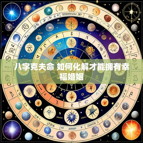 八字克夫命 如何化解才能拥有幸福婚姻