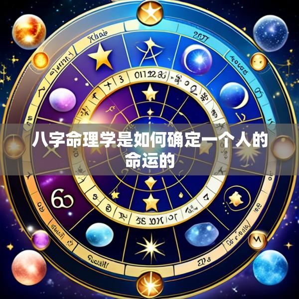 八字命理学是如何确定一个人的命运的