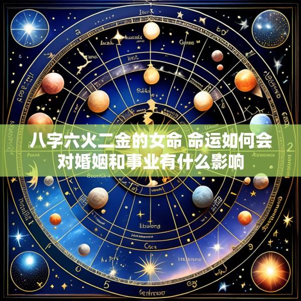 八字六火二金的女命 命运如何会对婚姻和事业有什么影响
