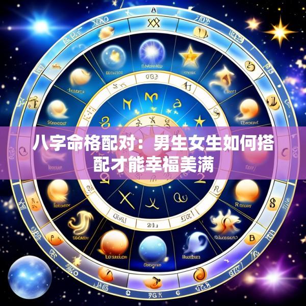 八字命格配对：男生女生如何搭配才能幸福美满