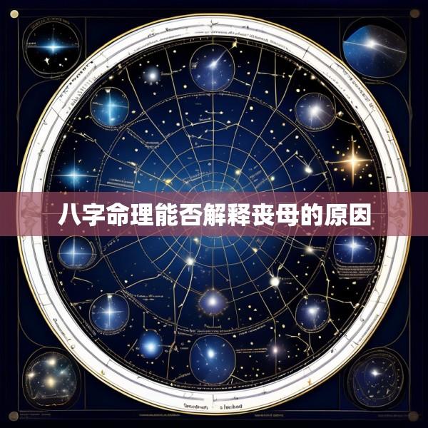 八字命理能否解释丧母的原因