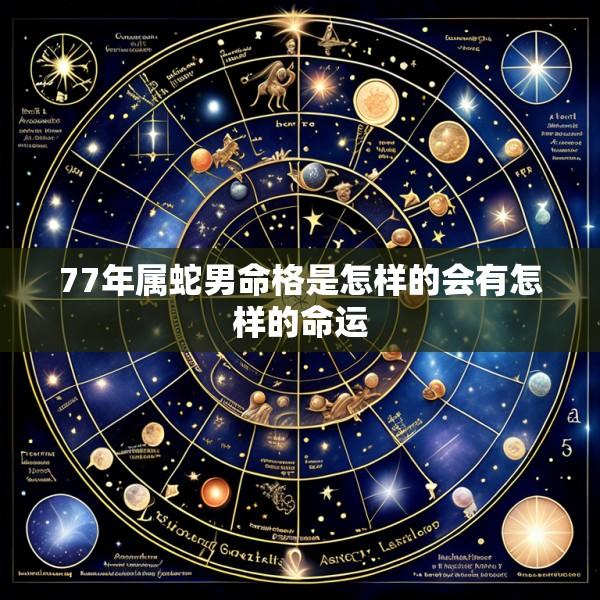 77年属蛇男命格是怎样的会有怎样的命运