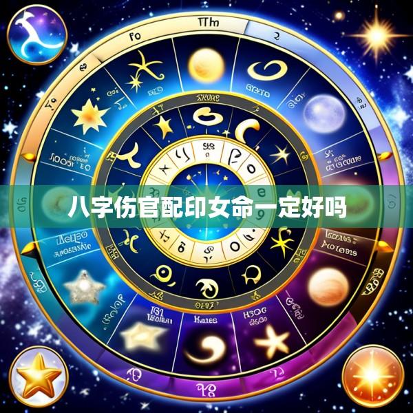 八字伤官配印女命一定好吗