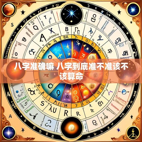 八字准确嘛 八字到底准不准该不该算命