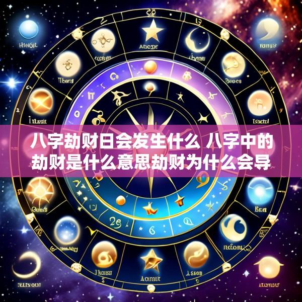 八字劫财日会发生什么 八字中的劫财是什么意思劫财为什么会导致破财
