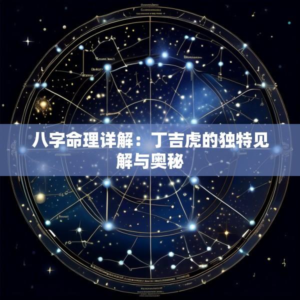 八字命理详解：丁吉虎的独特见解与奥秘