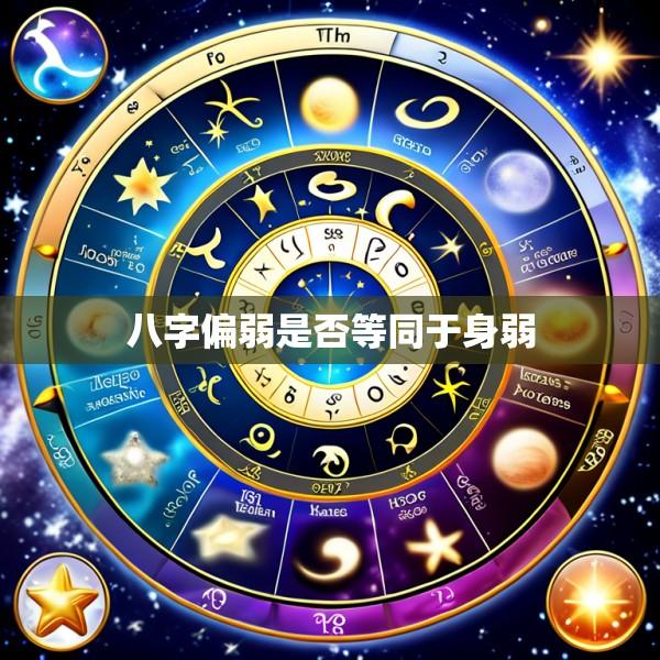八字偏弱是否等同于身弱