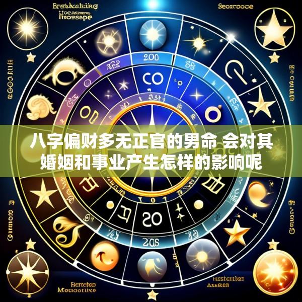 八字偏财多无正官的男命 会对其婚姻和事业产生怎样的影响呢