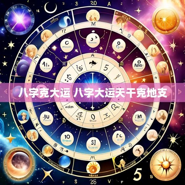 八字克大运 八字大运天干克地支