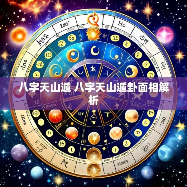 八字天山遁 八字天山遁卦面相解析