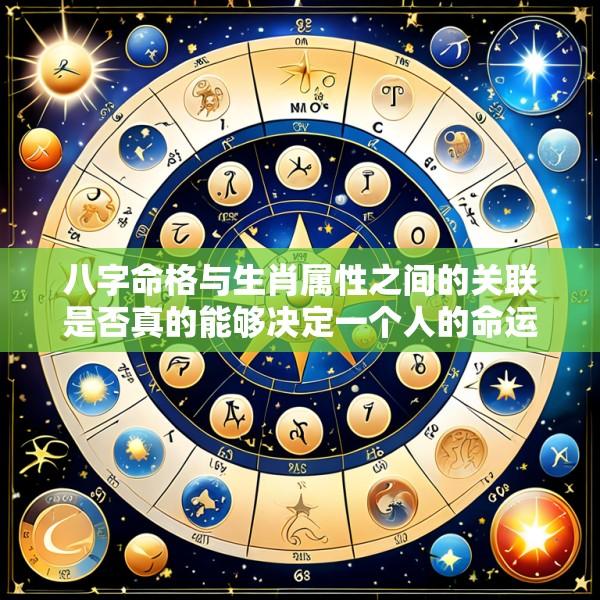 八字命格与生肖属性之间的关联是否真的能够决定一个人的命运和运势