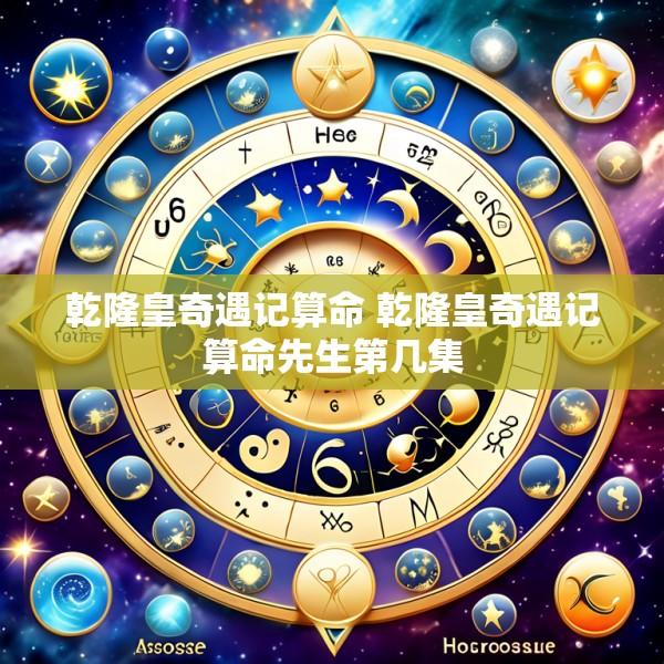 乾隆皇奇遇记算命 乾隆皇奇遇记算命先生第几集
