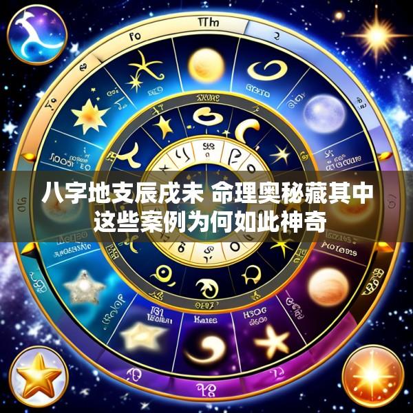 八字地支辰戌未 命理奥秘藏其中 这些案例为何如此神奇