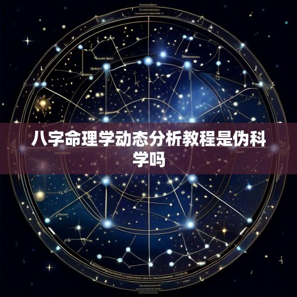八字命理学动态分析教程是伪科学吗