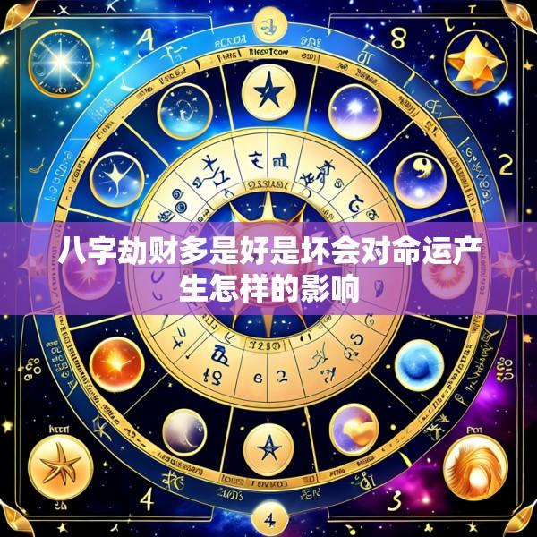 八字劫财多是好是坏会对命运产生怎样的影响