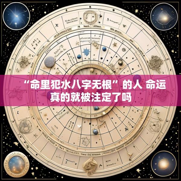 “命里犯水八字无根”的人 命运真的就被注定了吗