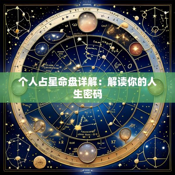 个人占星命盘详解：解读你的人生密码