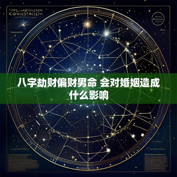 八字劫财偏财男命 会对婚姻造成什么影响