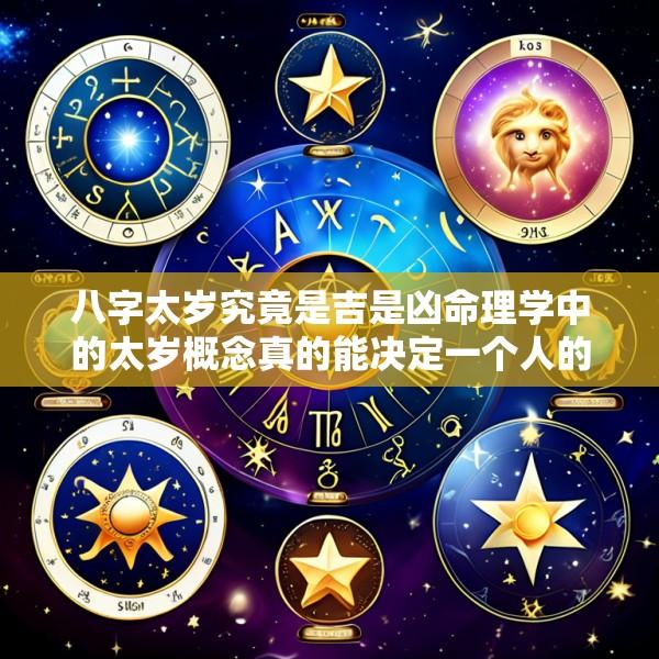 八字太岁究竟是吉是凶命理学中的太岁概念真的能决定一个人的运势吗