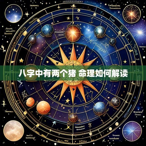 八字中有两个猪 命理如何解读