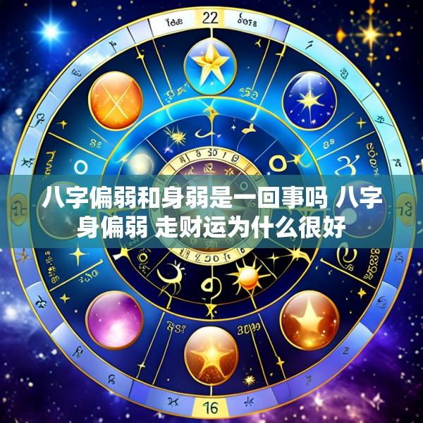 八字偏弱和身弱是一回事吗 八字身偏弱 走财运为什么很好