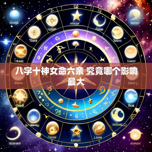 八字十神女命六亲 究竟哪个影响最大