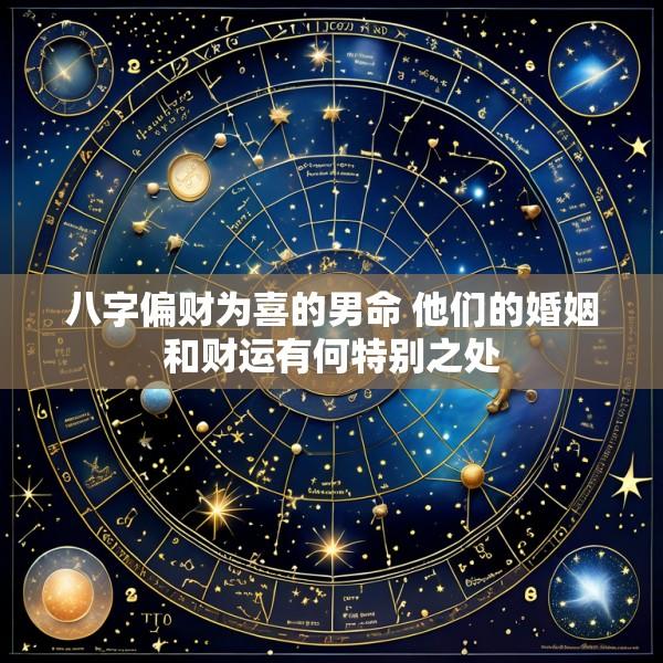 八字偏财为喜的男命 他们的婚姻和财运有何特别之处