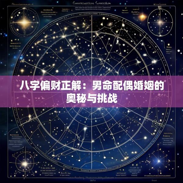 八字偏财正解：男命配偶婚姻的奥秘与挑战
