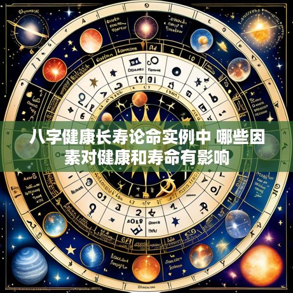 八字健康长寿论命实例中 哪些因素对健康和寿命有影响