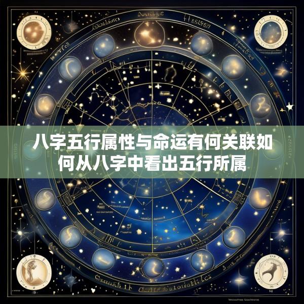 八字五行属性与命运有何关联如何从八字中看出五行所属