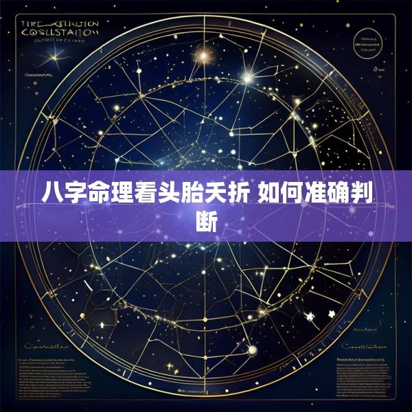八字命理看头胎夭折 如何准确判断
