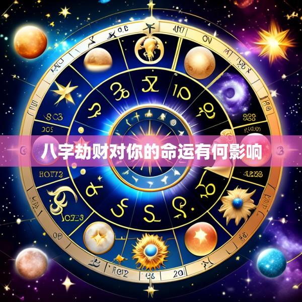 八字劫财对你的命运有何影响