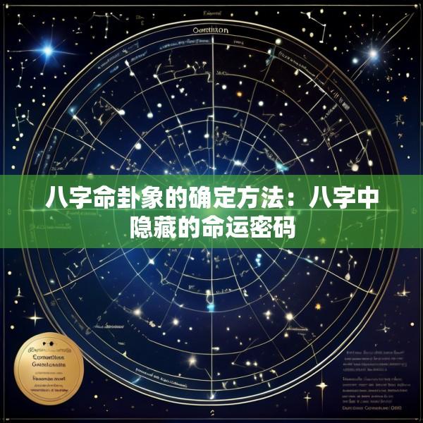 八字命卦象的确定方法：八字中隐藏的命运密码