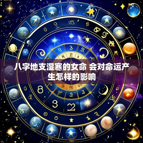 八字地支湿寒的女命 会对命运产生怎样的影响