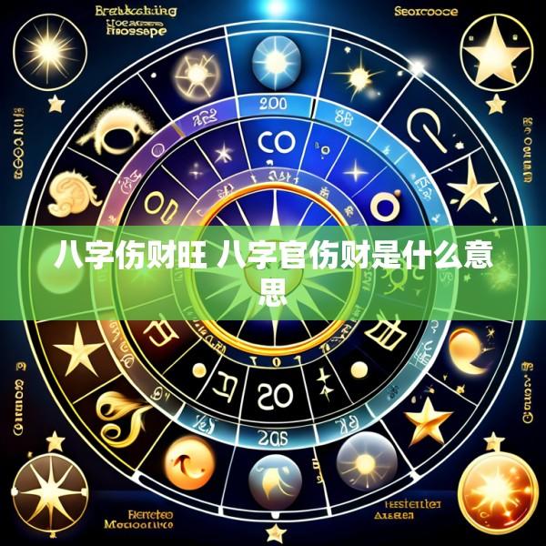 八字伤财旺 八字官伤财是什么意思