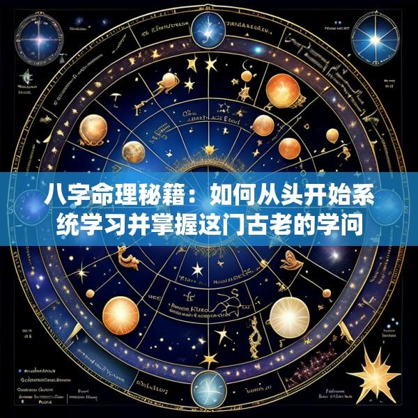 八字命理秘籍：如何从头开始系统学习并掌握这门古老的学问