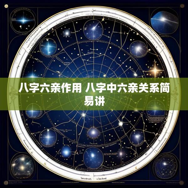 八字六亲作用 八字中六亲关系简易讲
