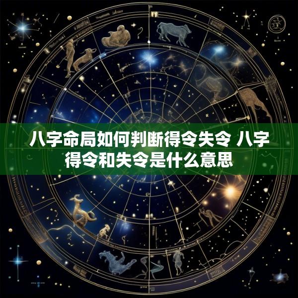 八字命局如何判断得令失令 八字得令和失令是什么意思