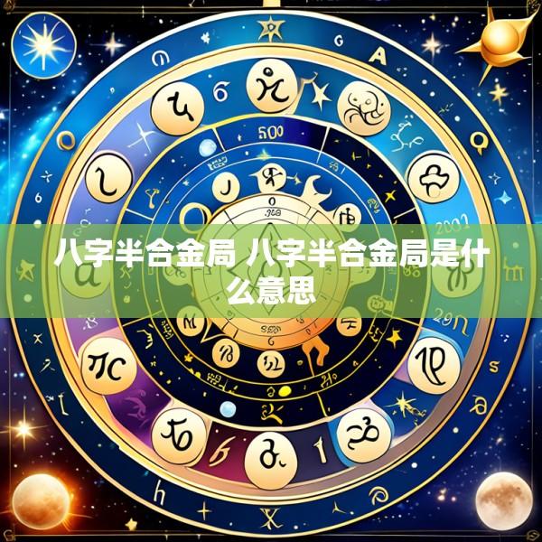 八字半合金局 八字半合金局是什么意思