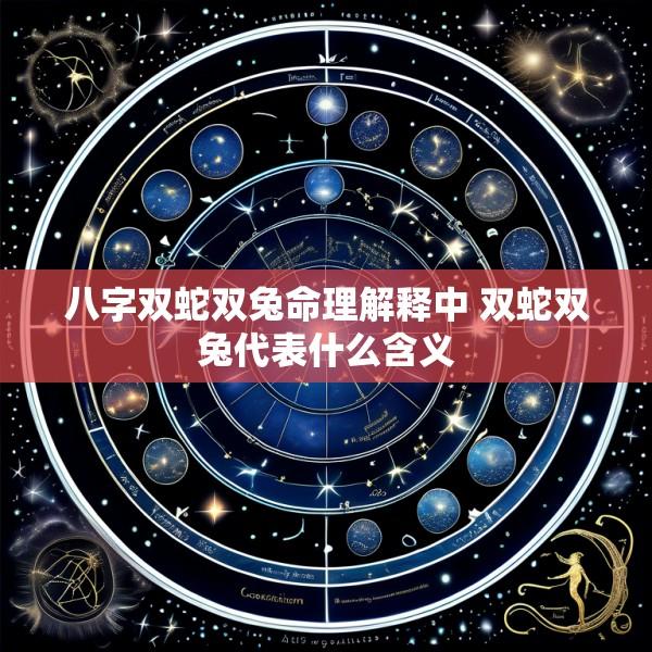 八字双蛇双兔命理解释中 双蛇双兔代表什么含义