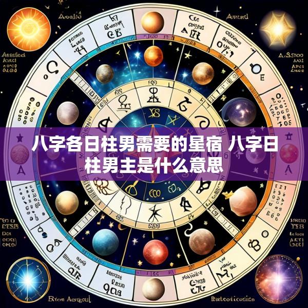 八字各日柱男需要的星宿 八字日柱男主是什么意思