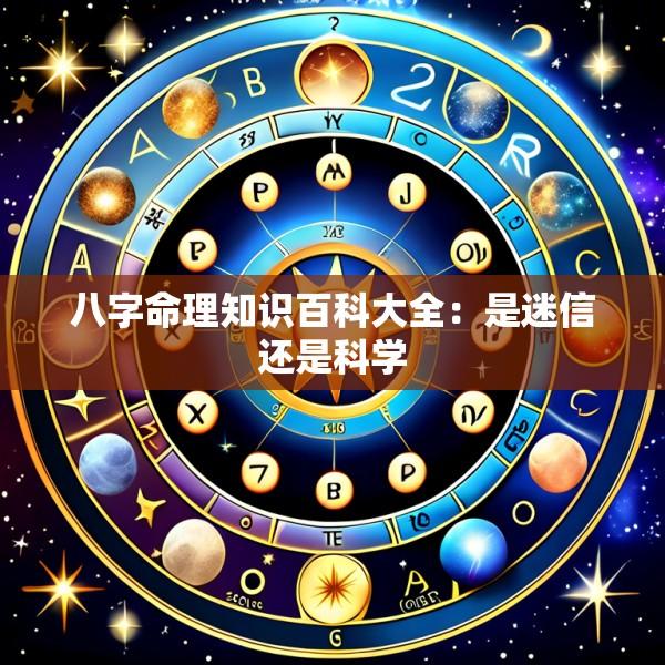八字命理知识百科大全：是迷信还是科学