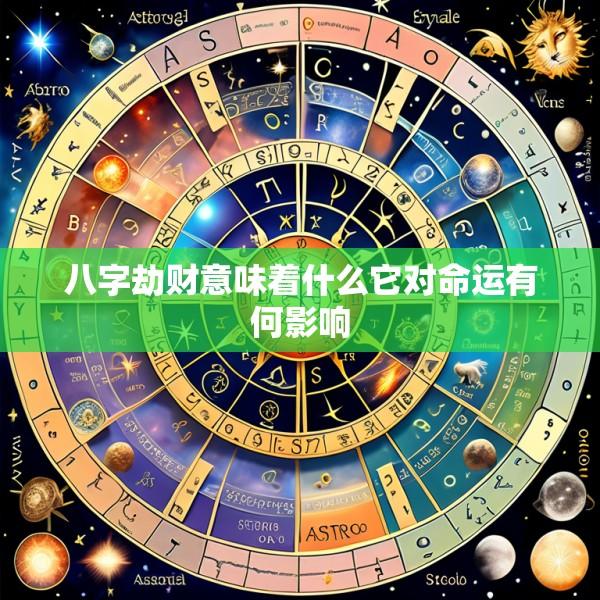 八字劫财意味着什么它对命运有何影响