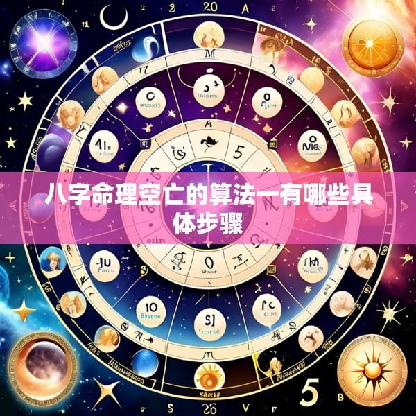 八字命理空亡的算法一有哪些具体步骤