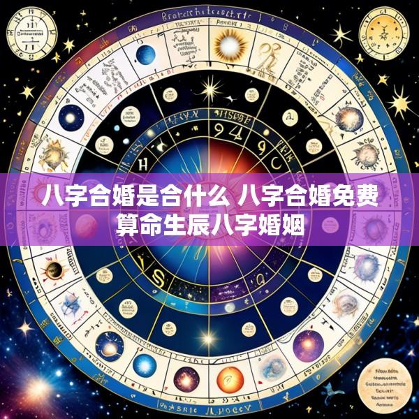 八字合婚是合什么 八字合婚免费算命生辰八字婚姻