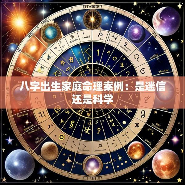 八字出生家庭命理案例：是迷信还是科学
