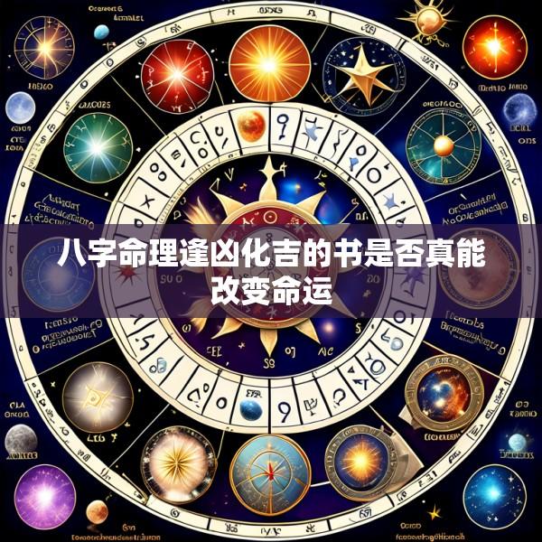 八字命理逢凶化吉的书是否真能改变命运