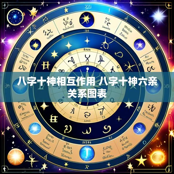 八字十神相互作用 八字十神六亲关系图表