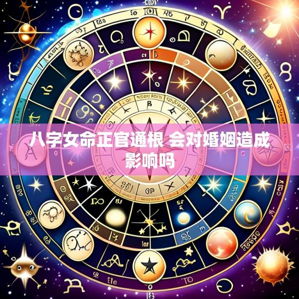 八字女命正官通根 会对婚姻造成影响吗
