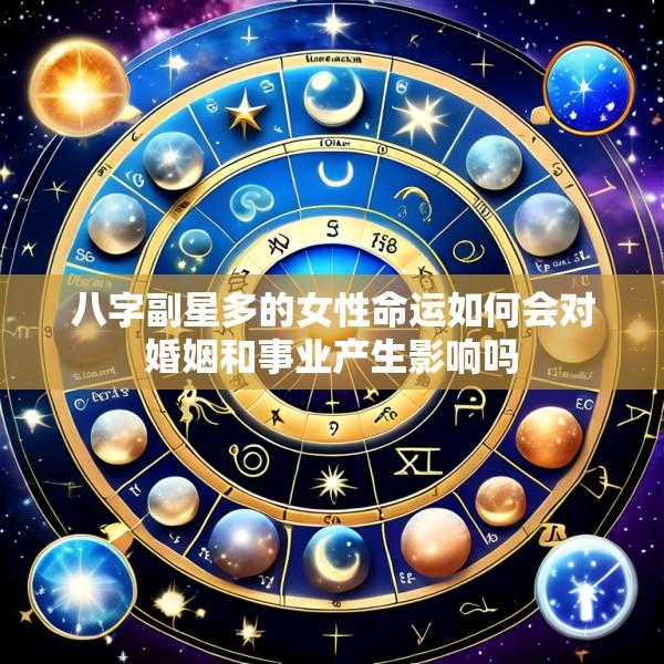 八字副星多的女性命运如何会对婚姻和事业产生影响吗
